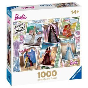 RAVENSBURGER 1000 Piece Puzzle Barbie Around the World